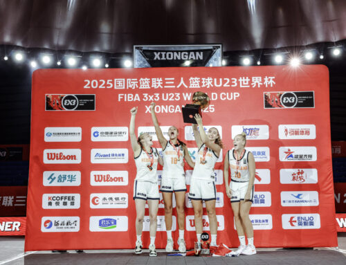 Wereldkampioenen 3×3 basketbal U23 te gast bij Jaap Kloos van RTV Katwijk