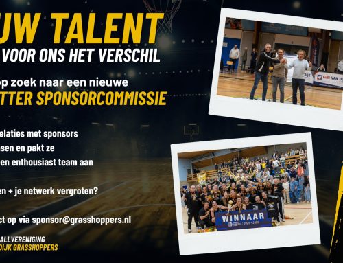 Vacature: Voorzitter Sponsorcommissie
